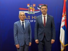 Ambasador Rusije Bocan-Harčenko u Nišu. U oktobru Dani Moskve u našem gradu Aleksandar Bocan-Harčenko i Dragoslav Pavlović