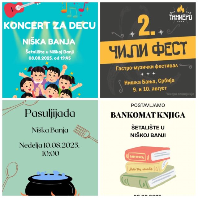 Bogat program za vikend u Niškoj Banji Bogat program za vikend u Niškoj Banji