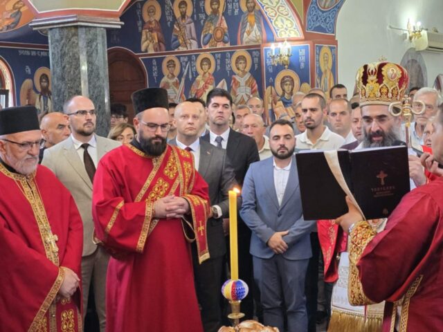 Liturgija u crkve Svetog Pantelejmona