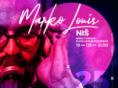 Marko Louis 19. septembra na Platou letnje pozornice u Nišu! Marko Louis