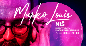 Marko Louis 19. septembra na Platou letnje pozornice u Nišu! Marko Louis