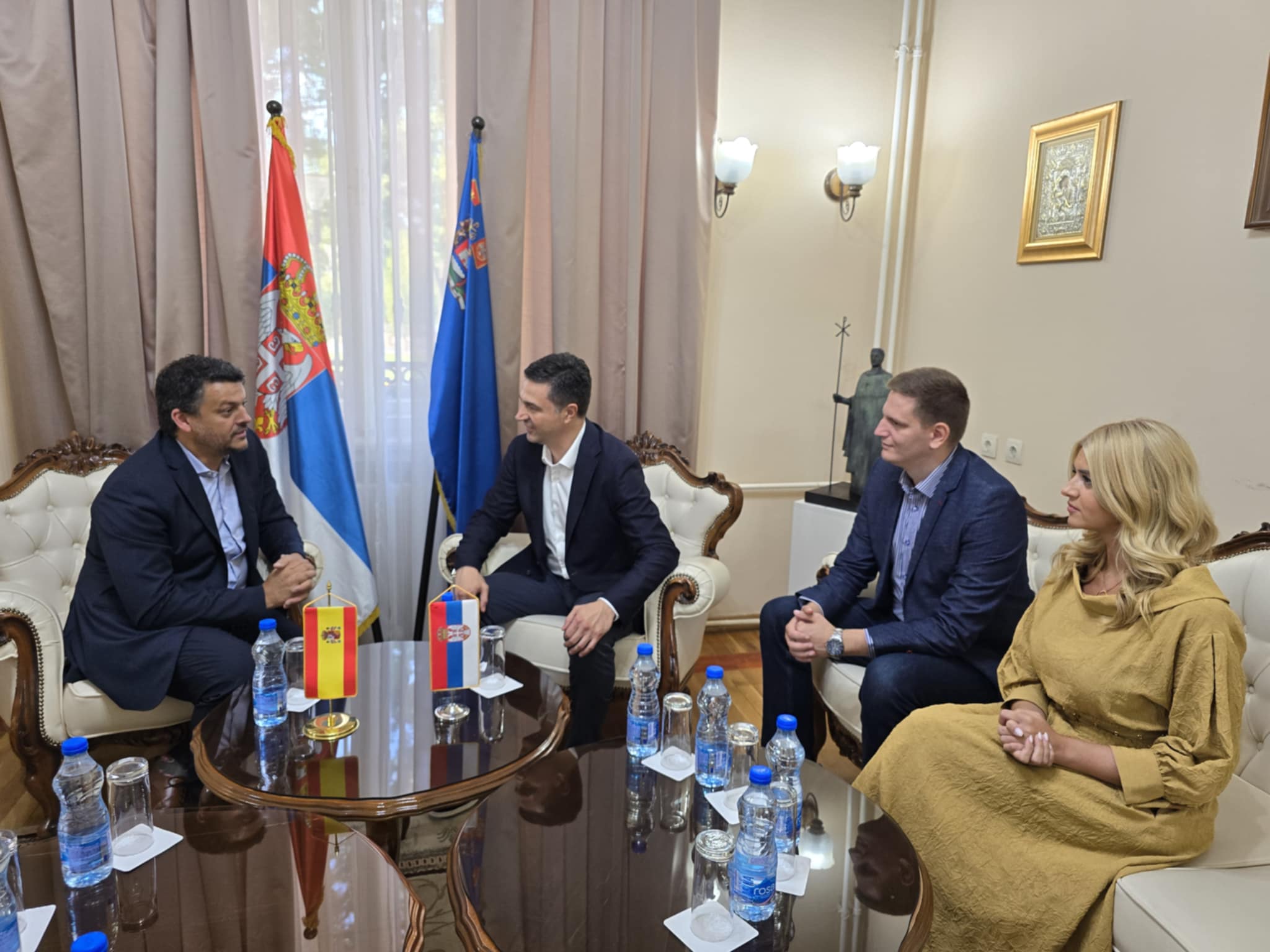 Prijem u gradskoj kući za zamenika ambasadora Kraljevine Španije i ataše za kulturu