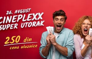 SUPER UTORAK U CINEPLEXX NIŠ BIOSKOPU 26. AVGUSTA Super utorak u Cineplexx Niš bioskopu