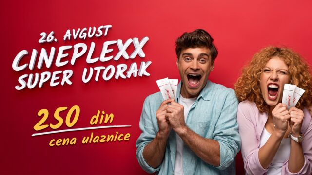 Super utorak u Cineplexx Niš bioskopu