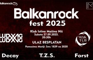 Balkanrock fest 2025 u Nišu: Nastupi mladih bendova i humanitarna rok energija Balkanrock fest 2025