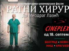 Film „Ratni Hirurg“ od 18. septembra u bioskopima širom Srbije Dokumentarni film Ratni hirurg dr Miodrag Lazić