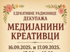 Radionice dekupaža u Medijani: Kreativnost i humanost na delu Medijanini kreativci