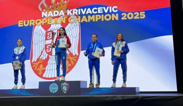 Nada Krivačević ponovo šampion Evrope