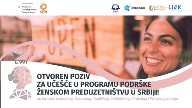 Poziv za učešće u programu podrške ženskom preduzetništvu u Srbiji
