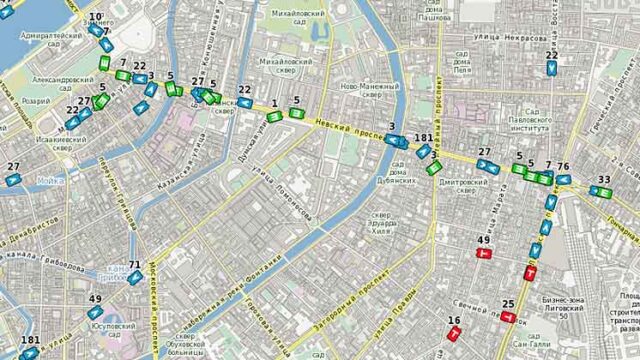 Public Transport Portal of St. Petersburg