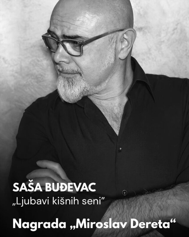 Saša Buđevac dobitnik nagrade Miroslav Dereta