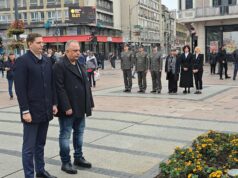 Obeležena 81. godišnjica oslobođenja Niša u Drugom svetskom ratu kod Spomenika oslobodiocima 81 godišnjica oslobođenja Niša u Drugom svetskom ratu