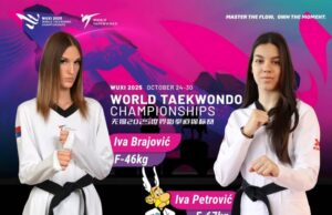 Dve mlade tekvondistkinje niškog Asteriksa na Svetskom prvenstvu u Kini Iva Petrović i Iva Brajović
