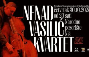 Nenad Vasilić obeležava 25 godina karijere premijernim koncertom u svom Nišu Nenad Vasilić