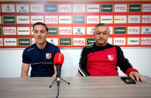 Radnički spreman za meč sa Spartakom Nikola Srecković i Tomislav Sivić