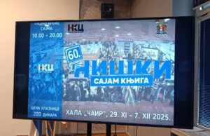 Počinje Niški sajam knjiga. Jubilarno 60. izdanje otvara dobitnik NIN-ove nagrade Marinko Arsić Ivkov 60 sajam knjiga Niš