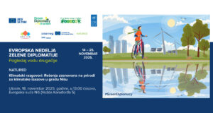 Klimatski razgovori: Rešenja zasnovana na prirodi za klimatske izazove u gradu Nišu Evropska nedelja zelene diplomatije