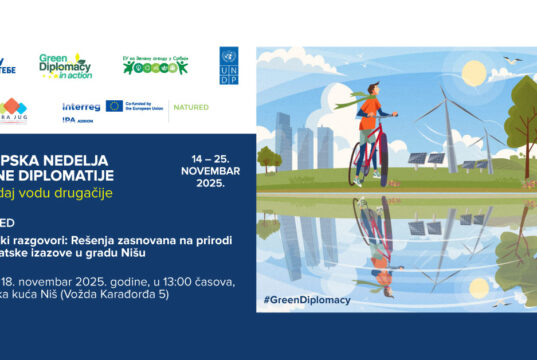Klimatski razgovori: Rešenja zasnovana na prirodi za klimatske izazove u gradu Nišu Evropska nedelja zelene diplomatije