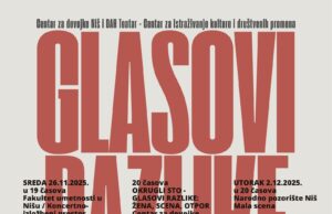 Žene, scena, otpor – dve predstave u Nišu posvećene ženskim pravima i scenskom aktivizmu Glasovi razlike Žene scena otpor