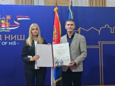 Uručena nagrada „Stevan Sremac” Marku Stojkiću za roman „Deveti život Ane Belinski” Ivana Cvetković i Marko Stojkić