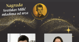 Nagrada „Svetislav Milić – mladima od srca“ za studenta tri fakulteta i mladu flautistkinju Mihailo Jančević o Andrijana Gorišek