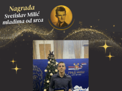 Nagrada „Svetislav Milić” za mladog niškog boksera Ognjena Mitrovića Ognjen Mitrović