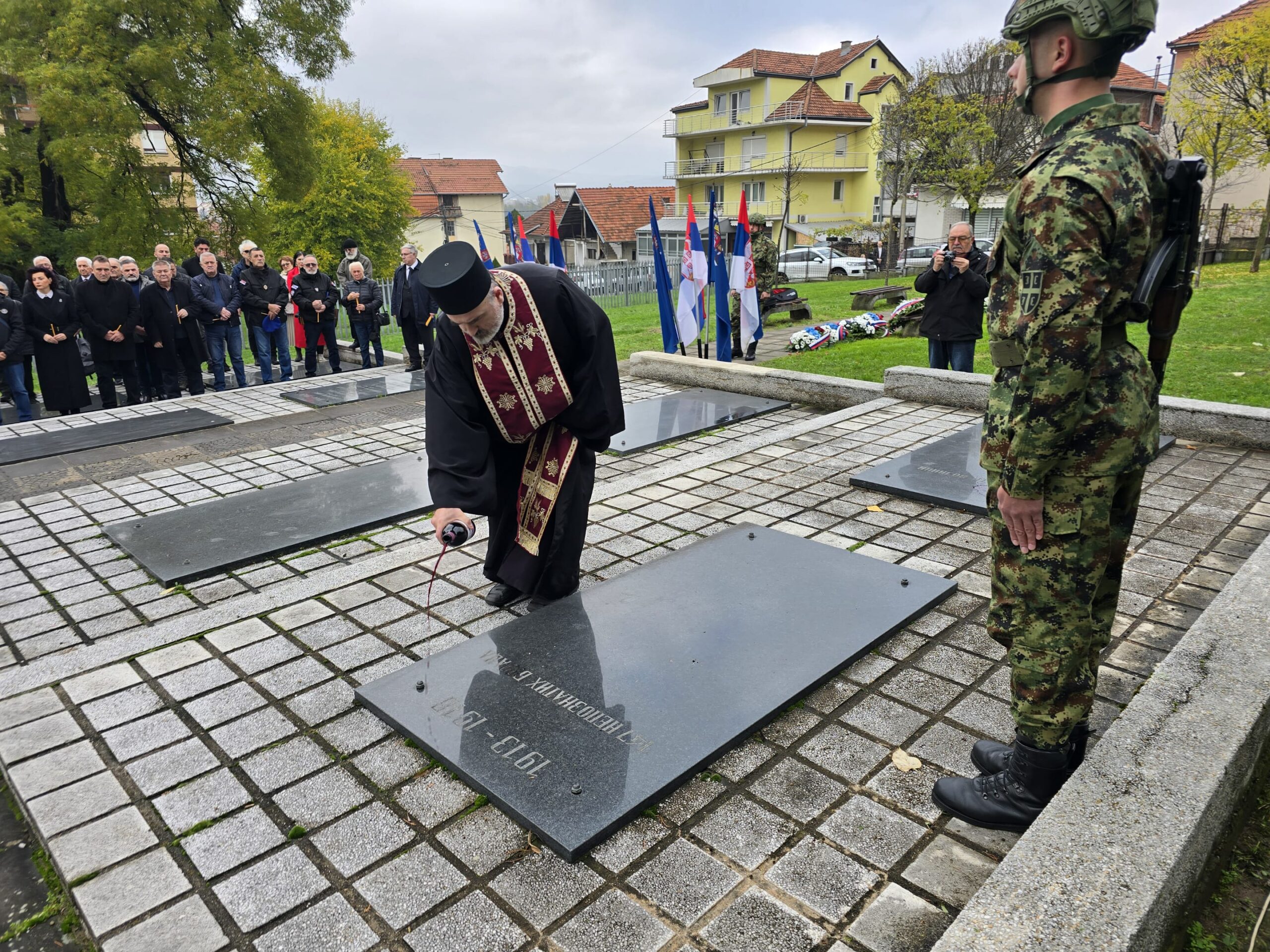 Pomen na srpskom vojnom groblju