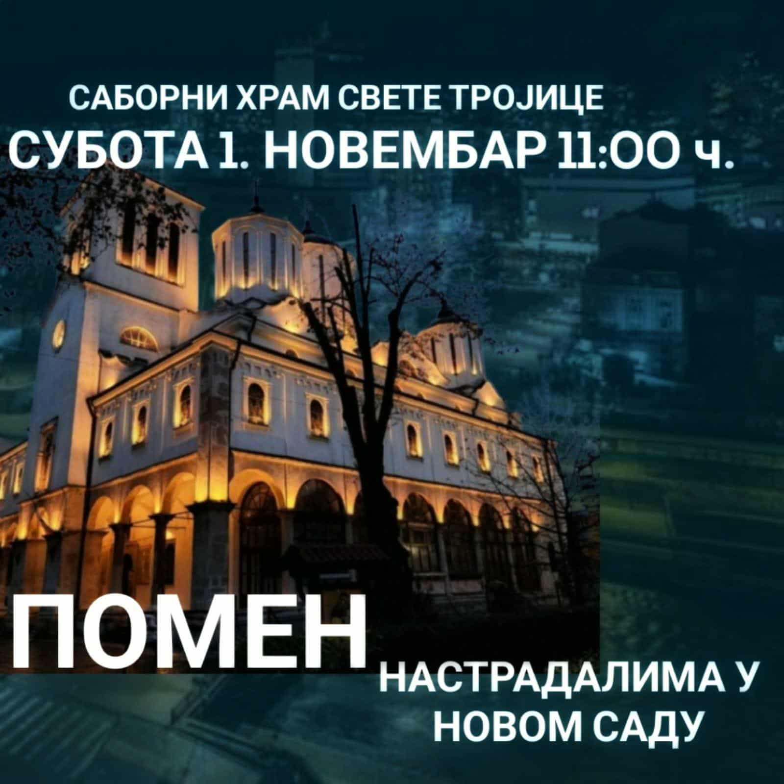 Pomen nastradalima u Novom Sadu Pomen nastradalima u Novom Sadu