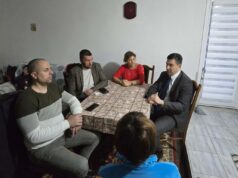 Gradonačelnik Niša posetio porodicu Milenković Poseta porodici Milenković