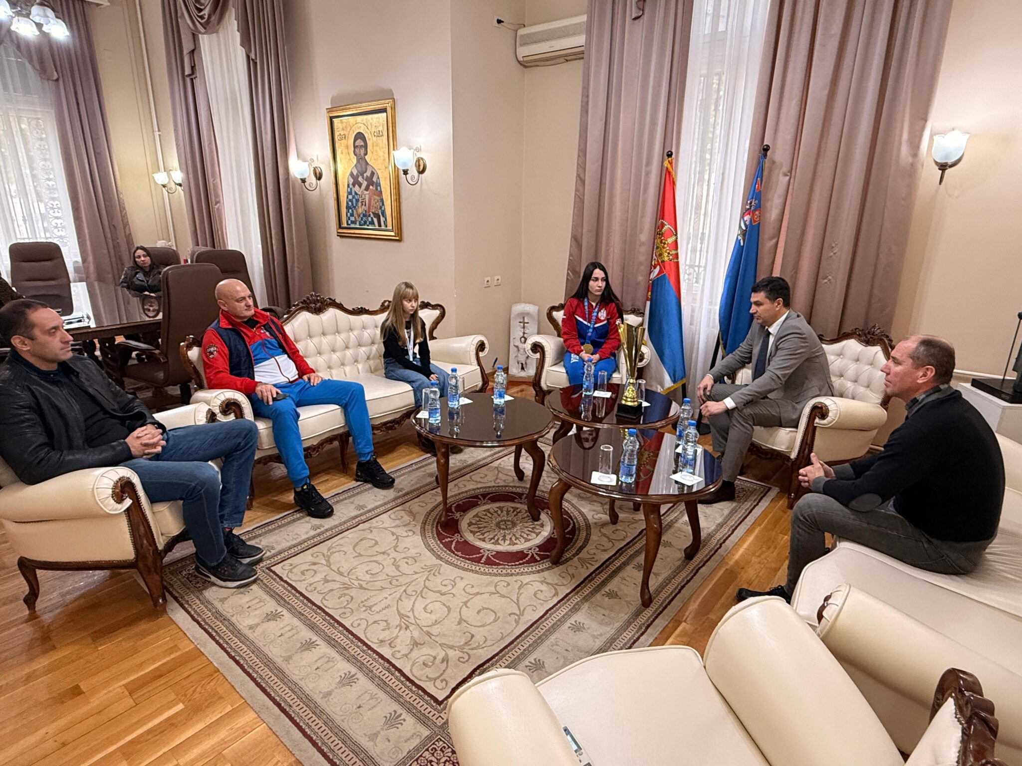 Prijem za uspešne mlade sportistkinje Prijem za uspešne mlade sportistkinje