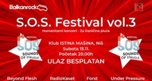 Humanitarni S.O.S. festival: Niški bendovi sviraju za Danicu S.O.S. festivala