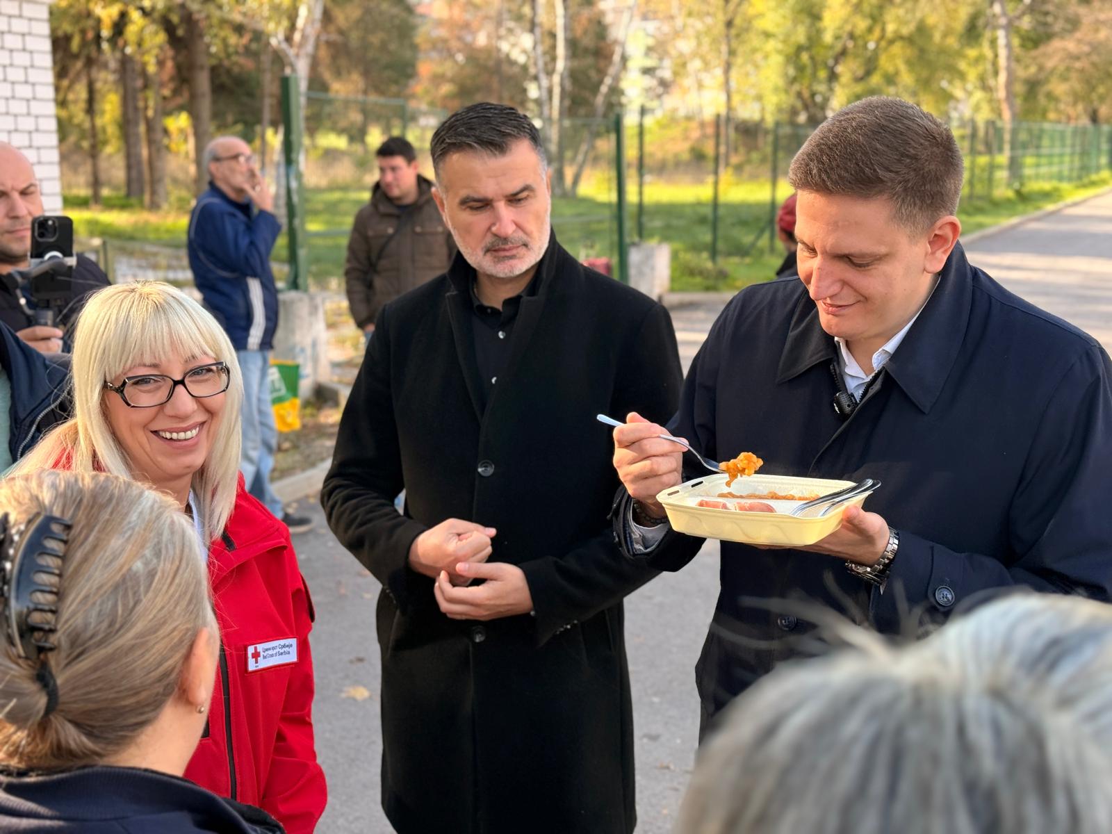 Sanja Stojanović, Stevan Veselinović i Luka Gašević