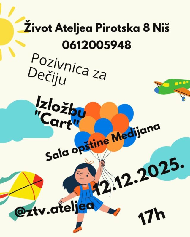 Izložba radova najmlađih umetnika u GO Medijana