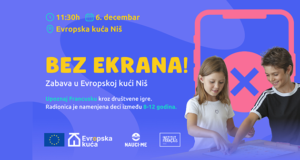 BEZ EKRANA! Zabava u Evropskoj kući Niš upoznaj Francusku kroz društvene igre Bez ekrana