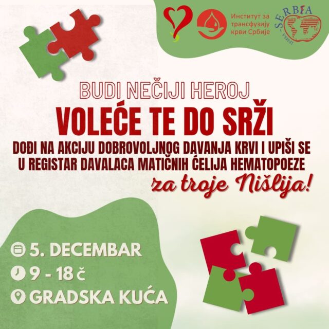 Donori matičnih ćelija za troje Nišlija