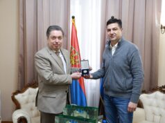 Gradonačelnik Zakintosa u poseti Nišu: najava jačanja saradnje dva grada Jorgos Stasinopulos i Dragoslav Pavlović