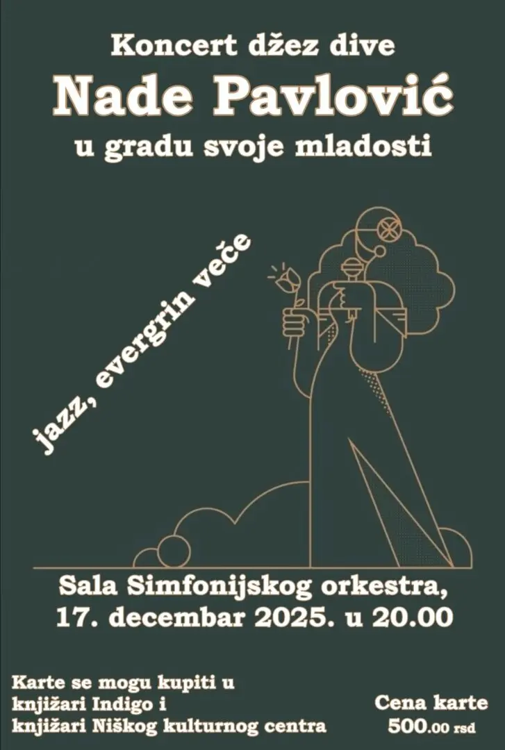 Koncert džez dive Nade Pavlović Koncert džez dive Nade Pavlović