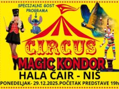 Hala „Čair“ domaćin cirkuskog spektakla „Magic Kondor“ 29. decembra Magic Kondor