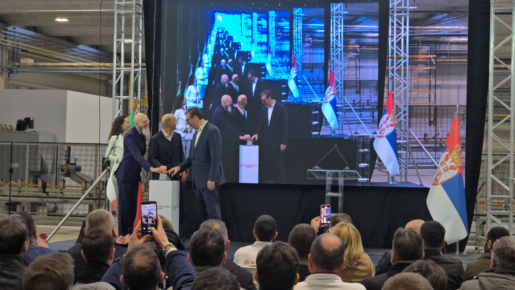 Otvorena fabrika Aristona u Nišu Otvorena fabrika Aristona u Nišu