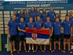 Dvoje mladih plivača i trener Marko Božinović uspešno predstavljali Niš i Srbiju na Centralnoevropskom prvenstvu Plivački klub Sveti Nikola iz Niša