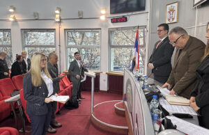 Nova odbornica u Skupštini iz redova Ruske stranke Polaganje zakletve Emilija Živić