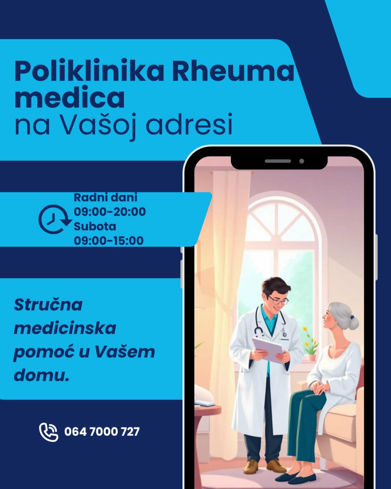 Poliklinici Rheuma medica - kućne posete na teritoriji Niša Poliklinici Rheuma medica - kućne posete na teritoriji Niša