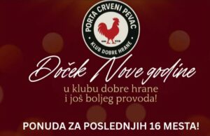 Last minute ponuda za doček Nove godine u Porti Crveni Pevac Porta Crveni Pevac Doček 2025 godine
