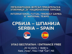 Futsal A reprezentacija Srbije u Nišu igra sa Španijom Srbija vs Španija
