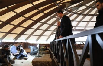 Medijana: Završena konzervacija termi Konstantinove vile, u toku radovi na mozaiku u jugoistočnom delu peristila Završena konzervacija termi Konstantinove vile