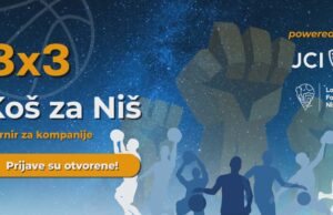 Otvorene prijave za basket turnir 3×3 Koš za Niš 2026 – za razvoj lokalne zajednice! 3x3 Koš za Niš