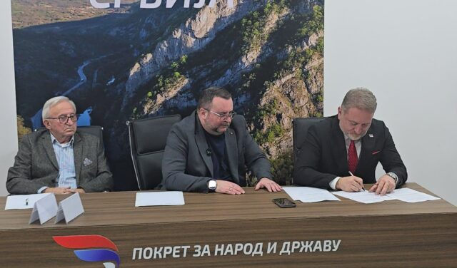 Boban Mančev predsednik Pokret Nova snaga juga potpisivanje koalicionog sporazuma