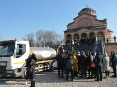 JKP “NAISSUS“: na Bogojavljanje nastavlja tradiciju u službi građana Bogojavljanska vodica u crkvi Svetog Vasilija Ostroškog