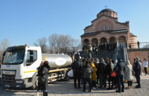 JKP “NAISSUS“: na Bogojavljanje nastavlja tradiciju u službi građana Bogojavljanska vodica u crkvi Svetog Vasilija Ostroškog