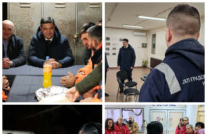 Gradonačelnik Niša Dragoslav Pavlović u novogodišnjoj noći obišao gradske službe Dragoslav Pavlović u novogodišnjoj noći obišao gradske službe